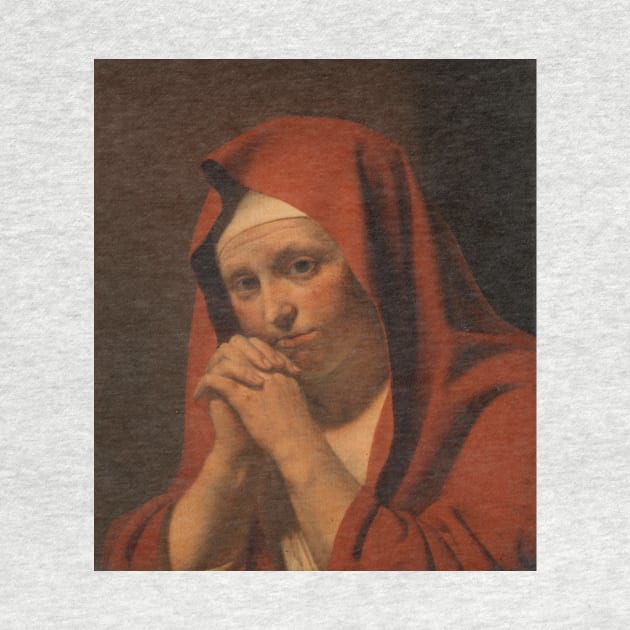 Praying Woman by Caesar van Everdingen by Classic Art Stall